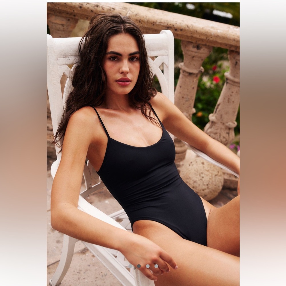 Toast swim black one piece NWT - M